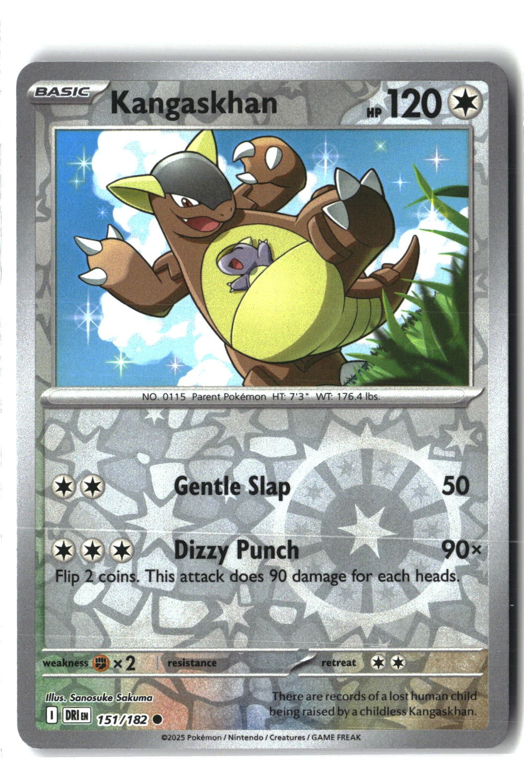 Kangaskhan Reverse Holofoil NM (Destined Rivals 151/182)