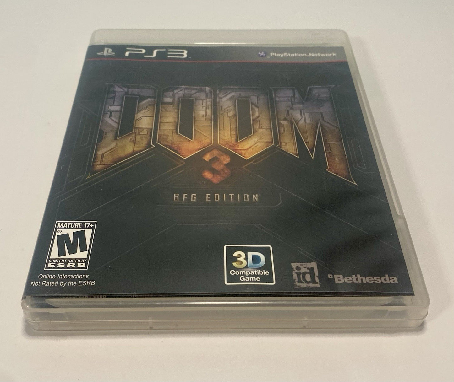 Doom 3 BFG Edition (Sony Playstation 3) PS3 Complete CIB W/ Manual Insert Works