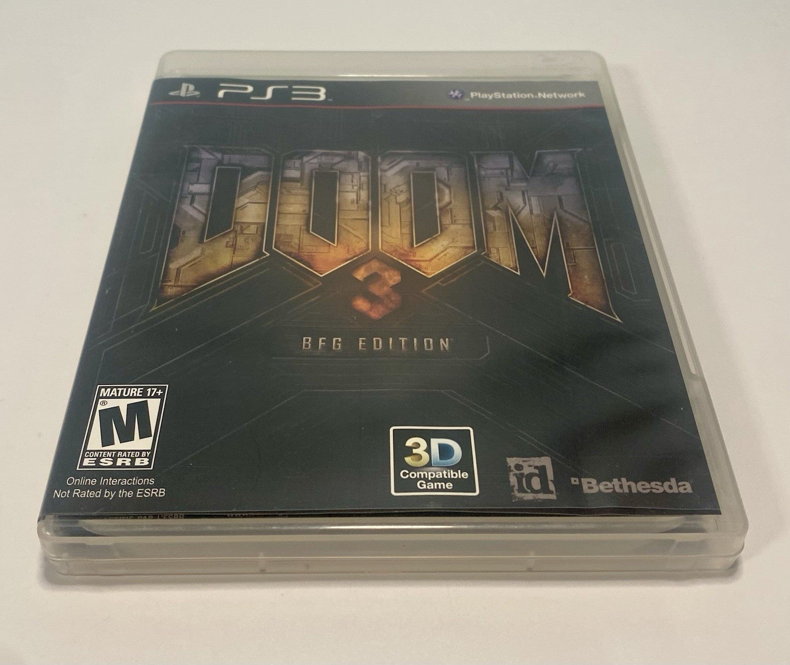 Doom 3 BFG Edition (Sony Playstation 3) PS3 Complete CIB W/ Manual Insert Works