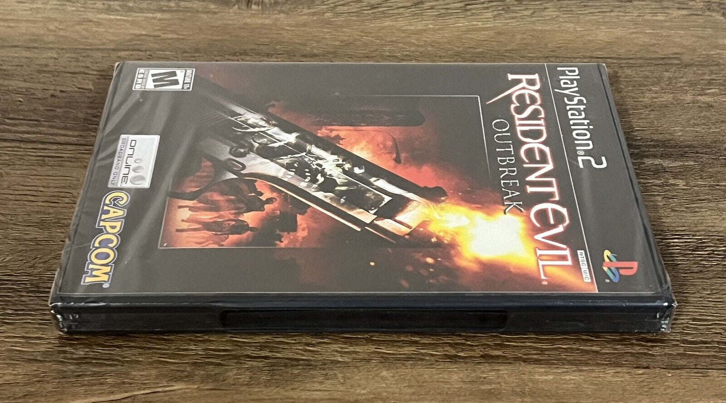 Resident Evil: Outbreak (Sony PlayStation 2, 2004) Not For Resale Sealed