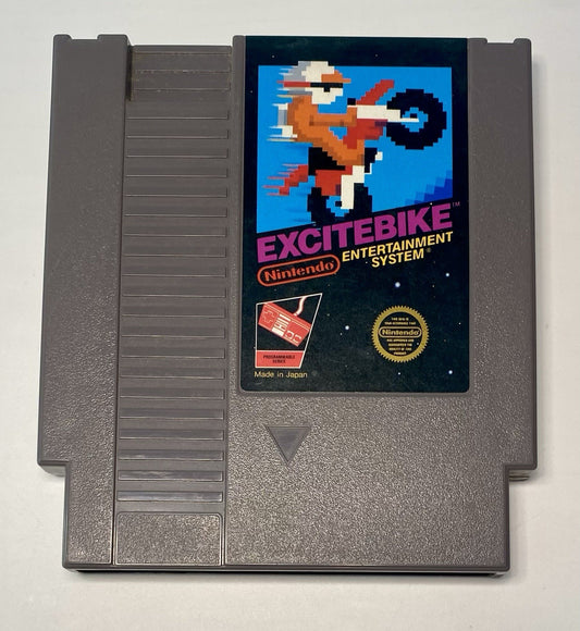 Excitebike (Nintendo Entertainment System, 1985) NES Authentic Tested & Works!