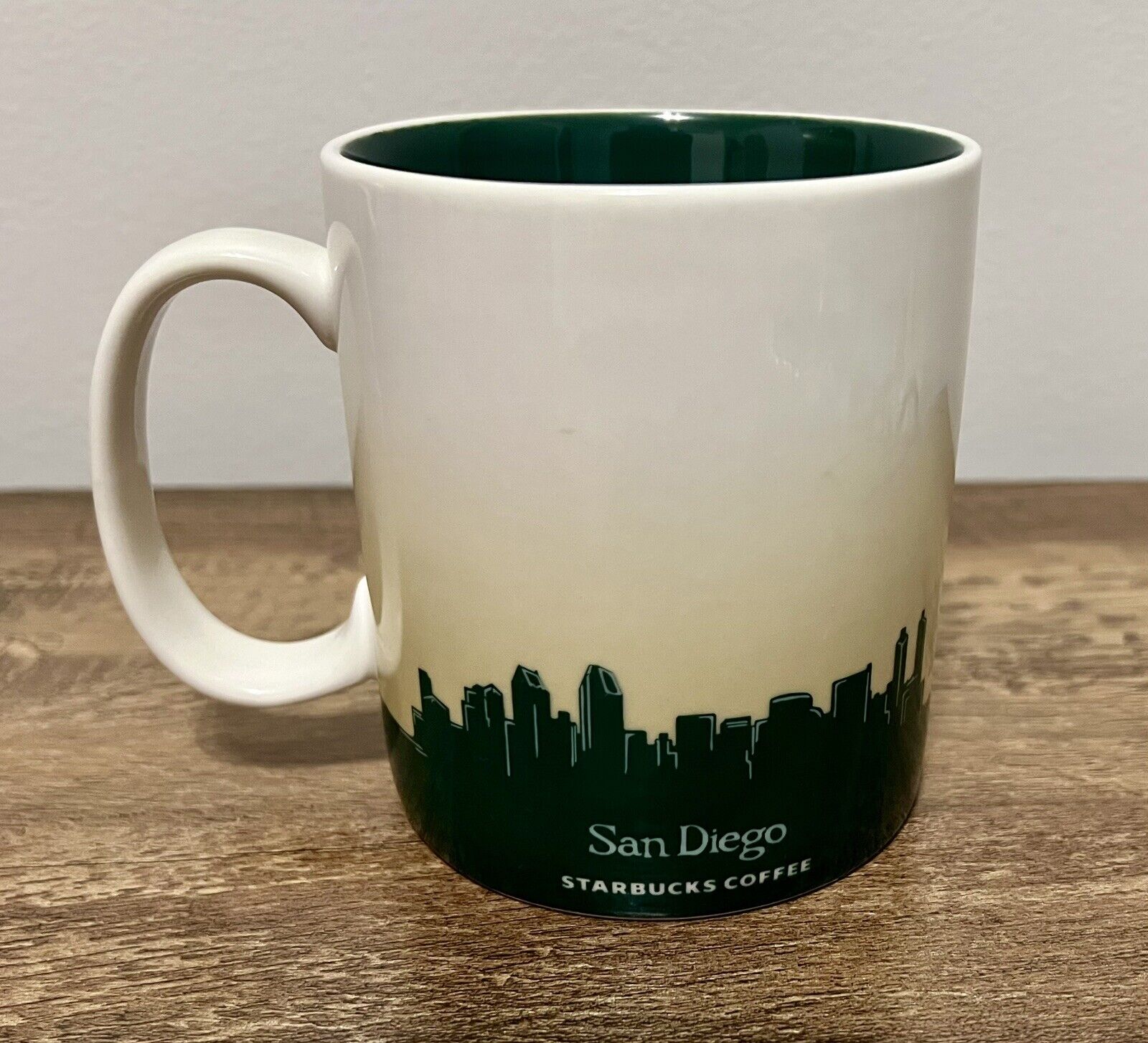 STARBUCKS Coffee Cup Mug ~ SAN DIEGO 2009 Global Icon Collectors Series ~ 16 Oz.