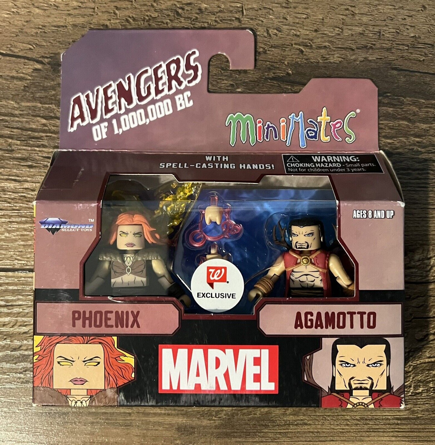 Marvel Minimates Walgreens Exclusive Avengers 1000000 BC Bundle Of 3 Packs Of 2