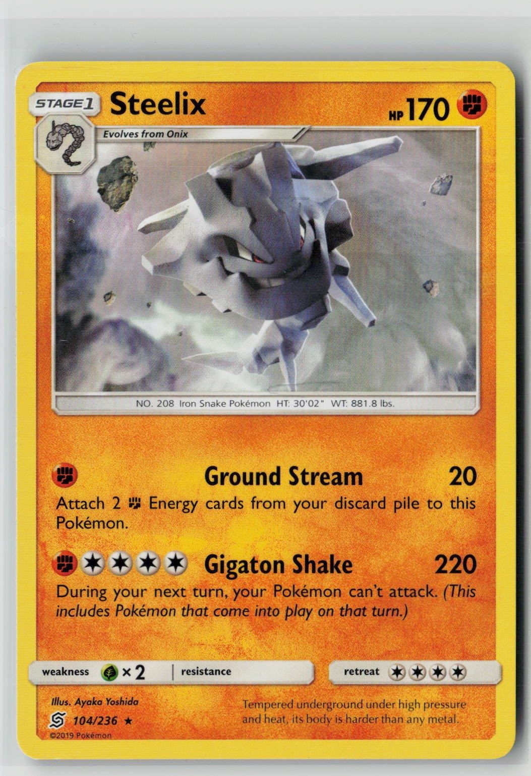 Steelix (SM - Unified Minds 104/236) NM