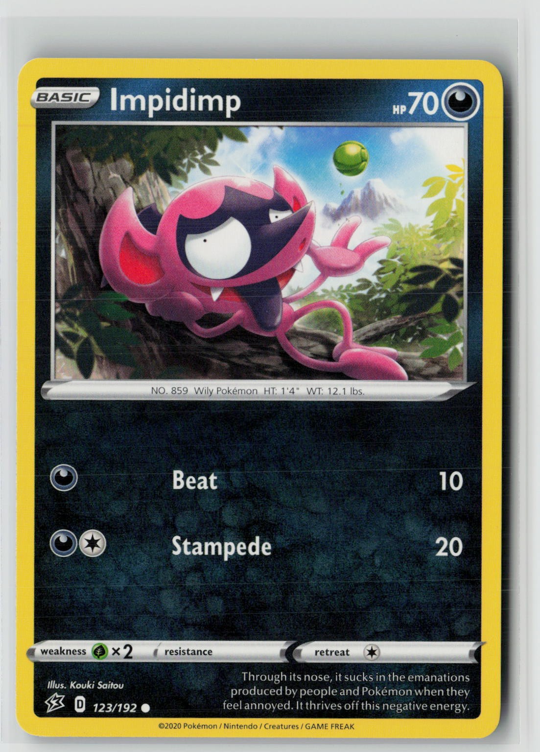 Impidimp (SWSH02: Rebel Clash 123/192) NM
