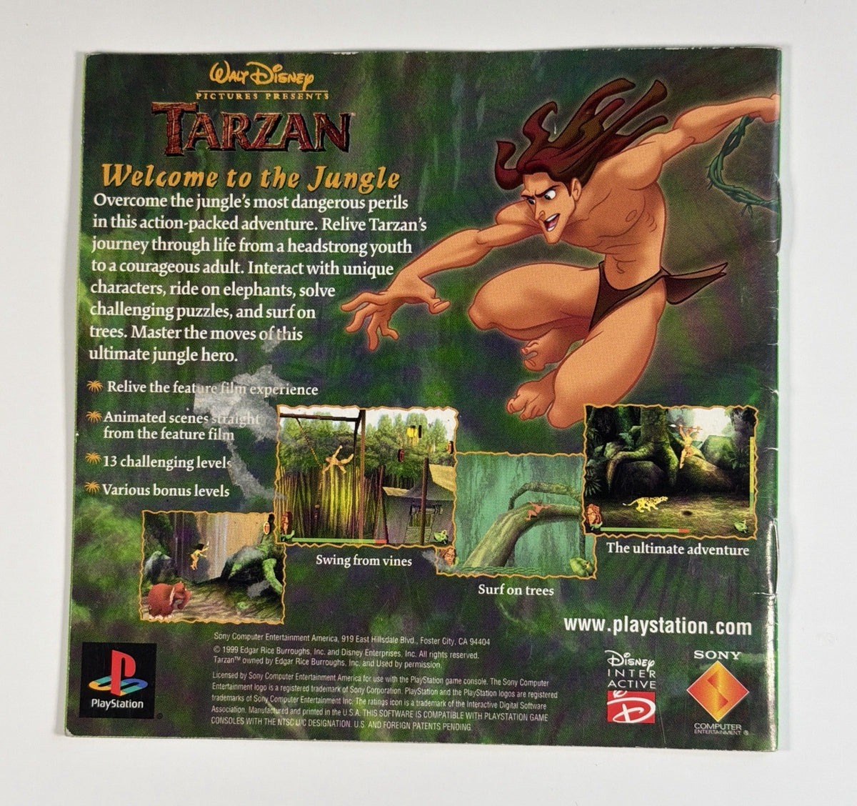 Disney Pixar’s A Bug's Life (PSX,PS1) PlayStation 1 MANUAL ONLY