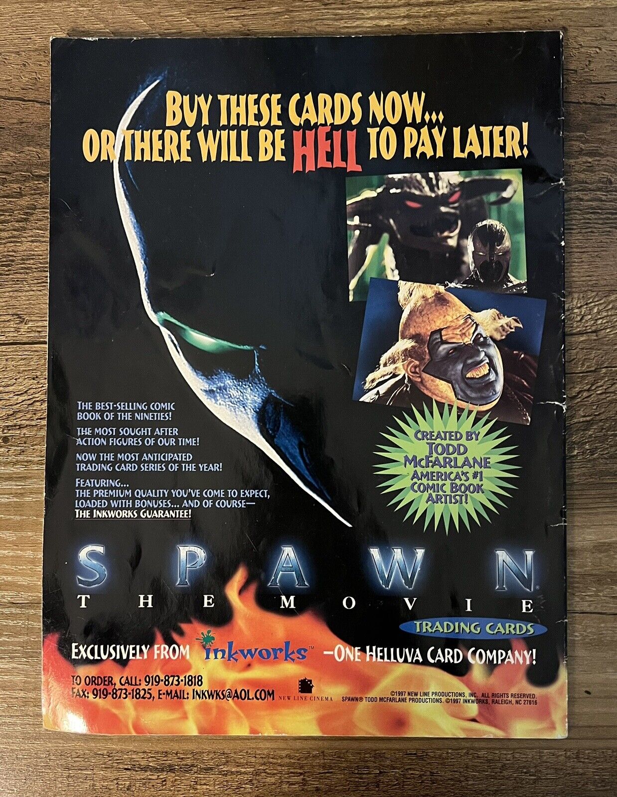 Todd McFarlane's Spawn Movie Official Magazine 1997 Exclusive Inside Story