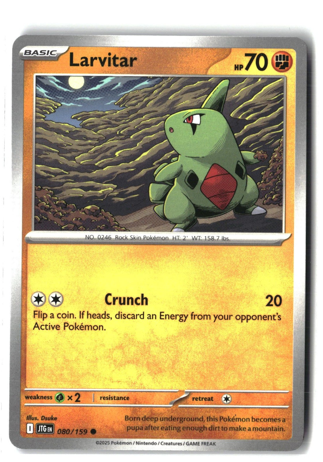 Larvitar (Journey Together 080/159) NM