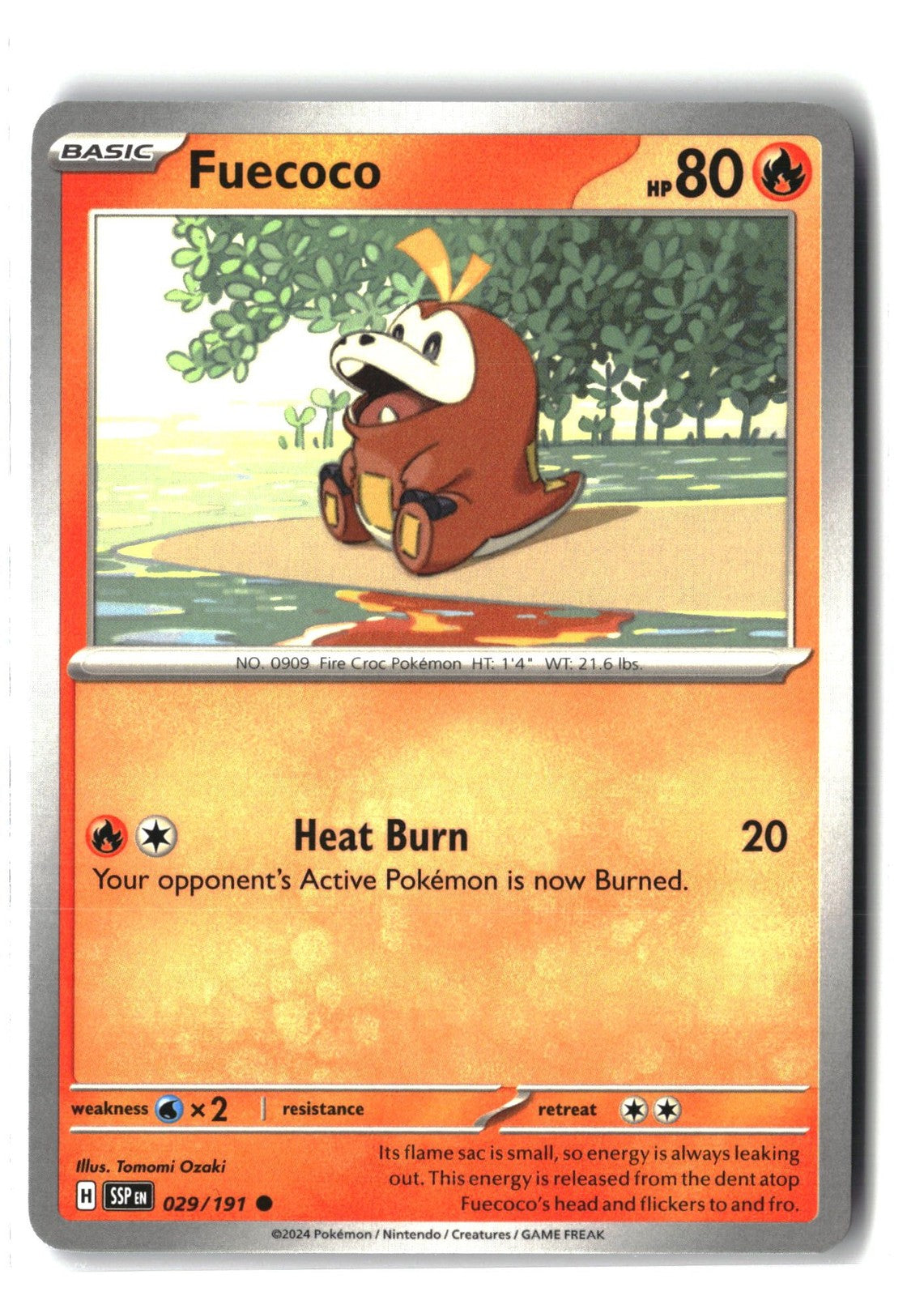 Fuecoco (Surging Sparks 029/191) NM