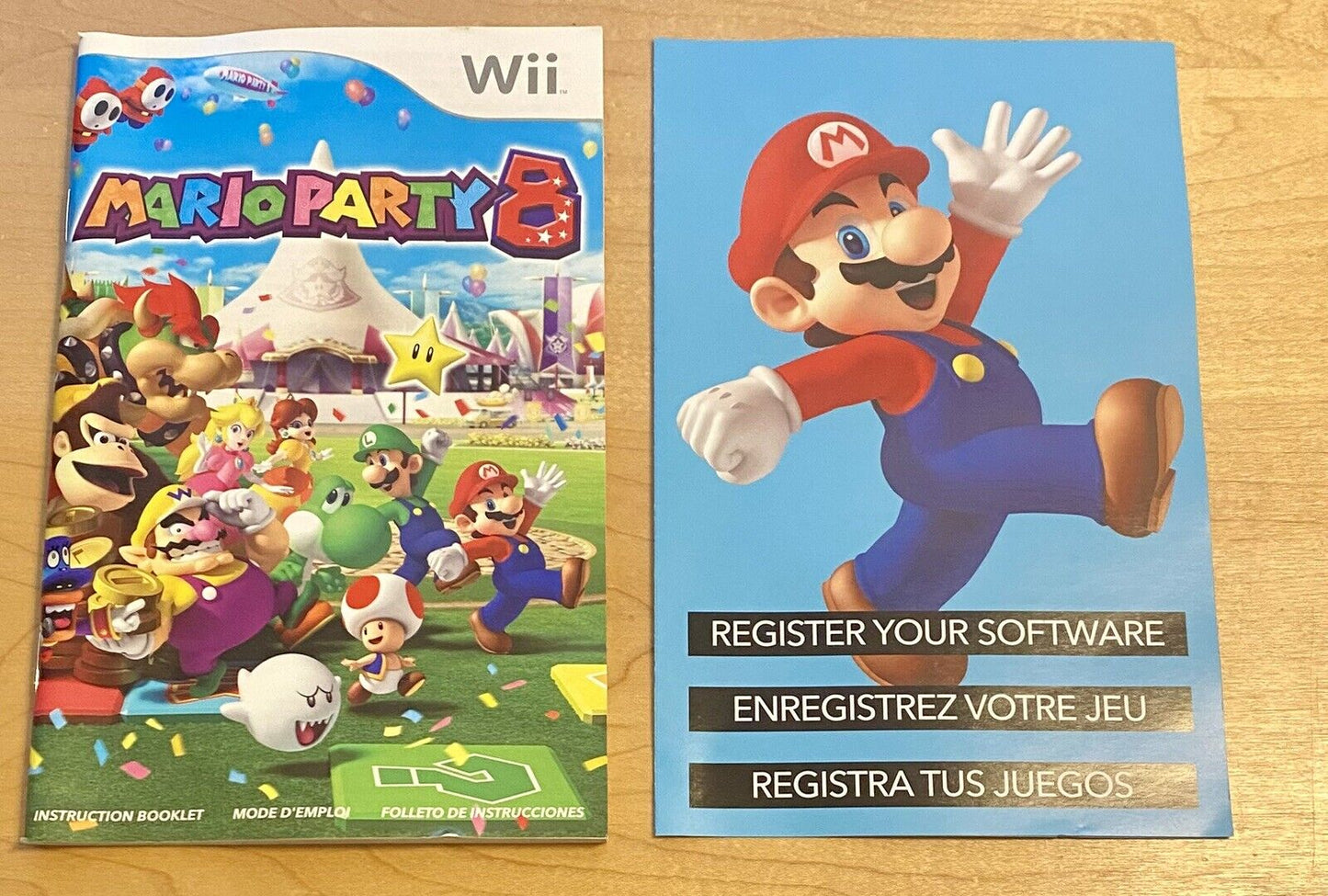 Mario Party 8 (Nintendo Wii, 2007) CIB w/ Manual & Insert, Authentic, Tested