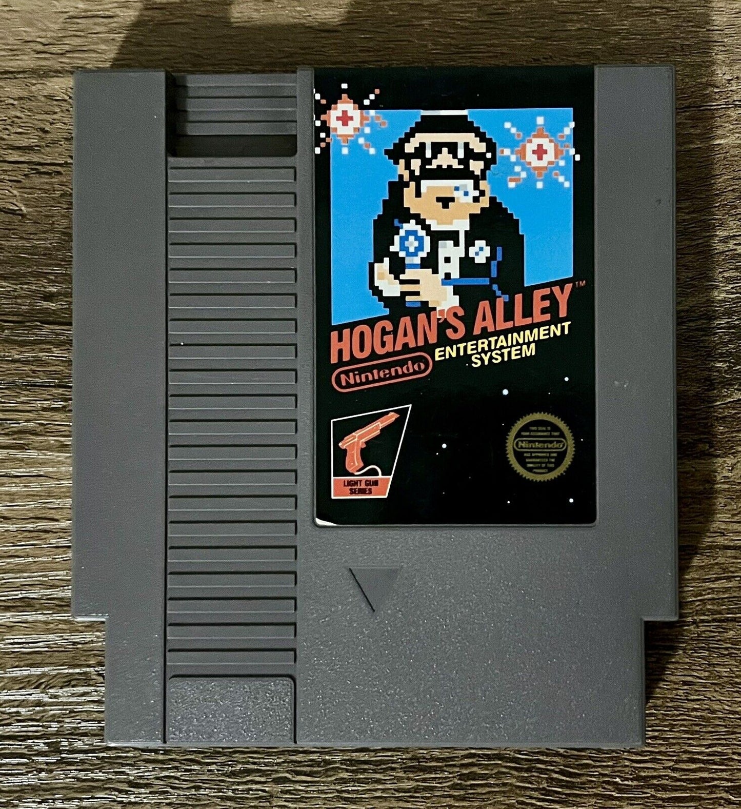 Hogan's Alley - 5 screw Nintendo NES Cart Cleaned Tested Authentic