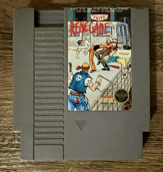 Renegade (Nintendo Entertainment System, 1988) NES Cart Only. Tested!!!