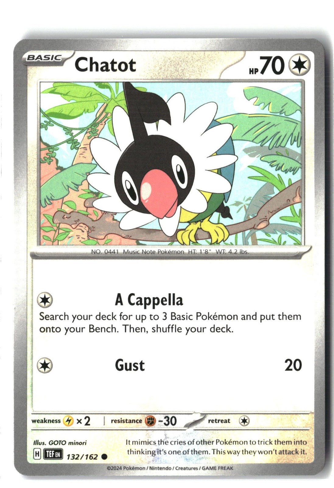 Chatot (Temporal Forces 132/162) NM