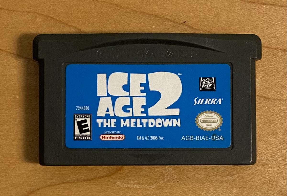 Ice Age 2: The Meltdown (Nintendo Game Boy Advance GBA, 2006) CIB W/ Manual