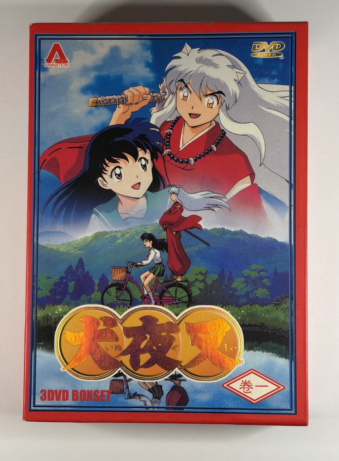 INUYASHA Box Set Vol 1-3 Anime DVD Japanese  Rare Episodes 1-25, Eng Subs Works