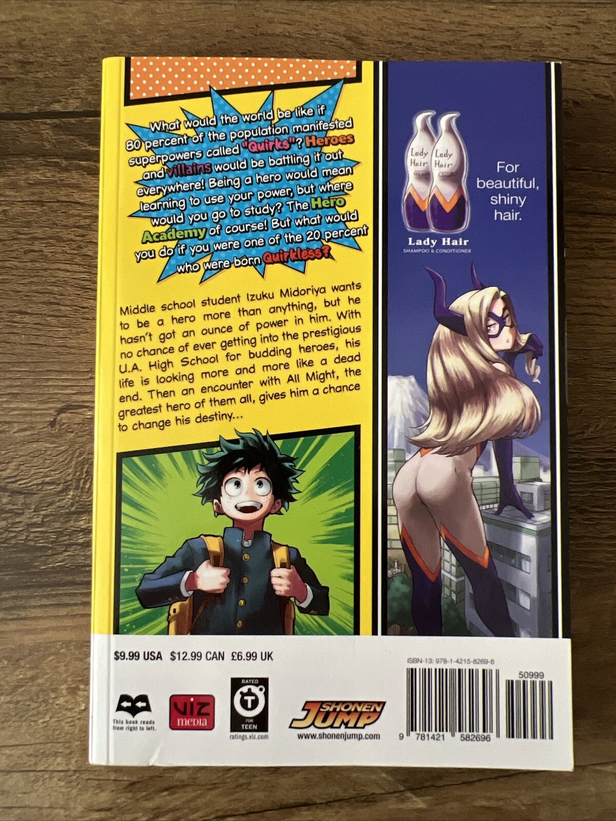 My Hero Academia, Vol. 1 Manga by Horikoshi, Kohei