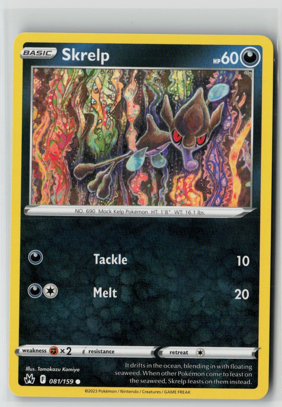 Skrelp (SWSH: Crown Zenith 081/159) NM
