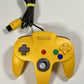 Yellow Nintendo 64 Controller OEM N64 Official Tested & Working!