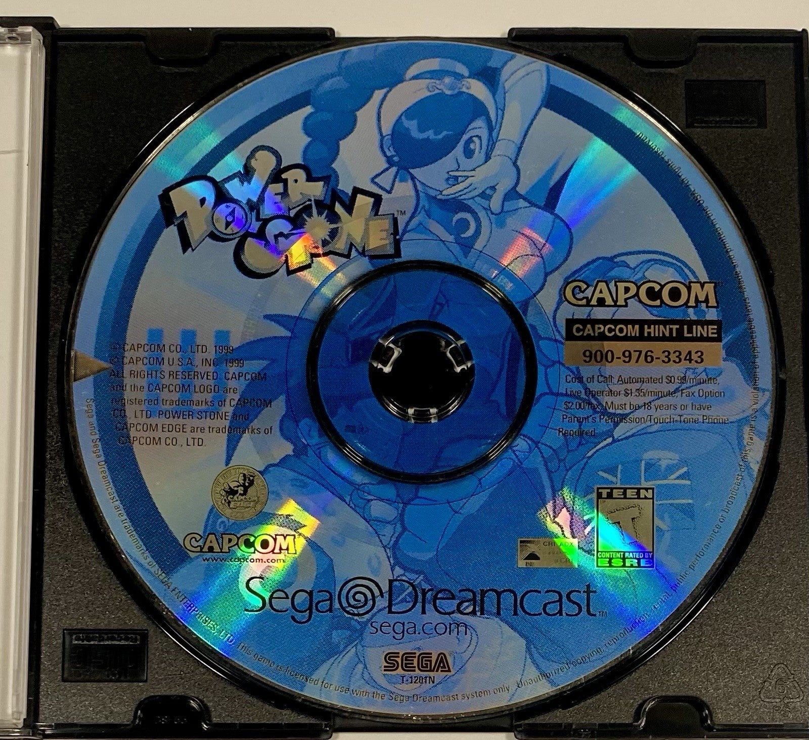 Power Stone (Sega Dreamcast, 1999) Disc Only, Authentic, Tested & Working