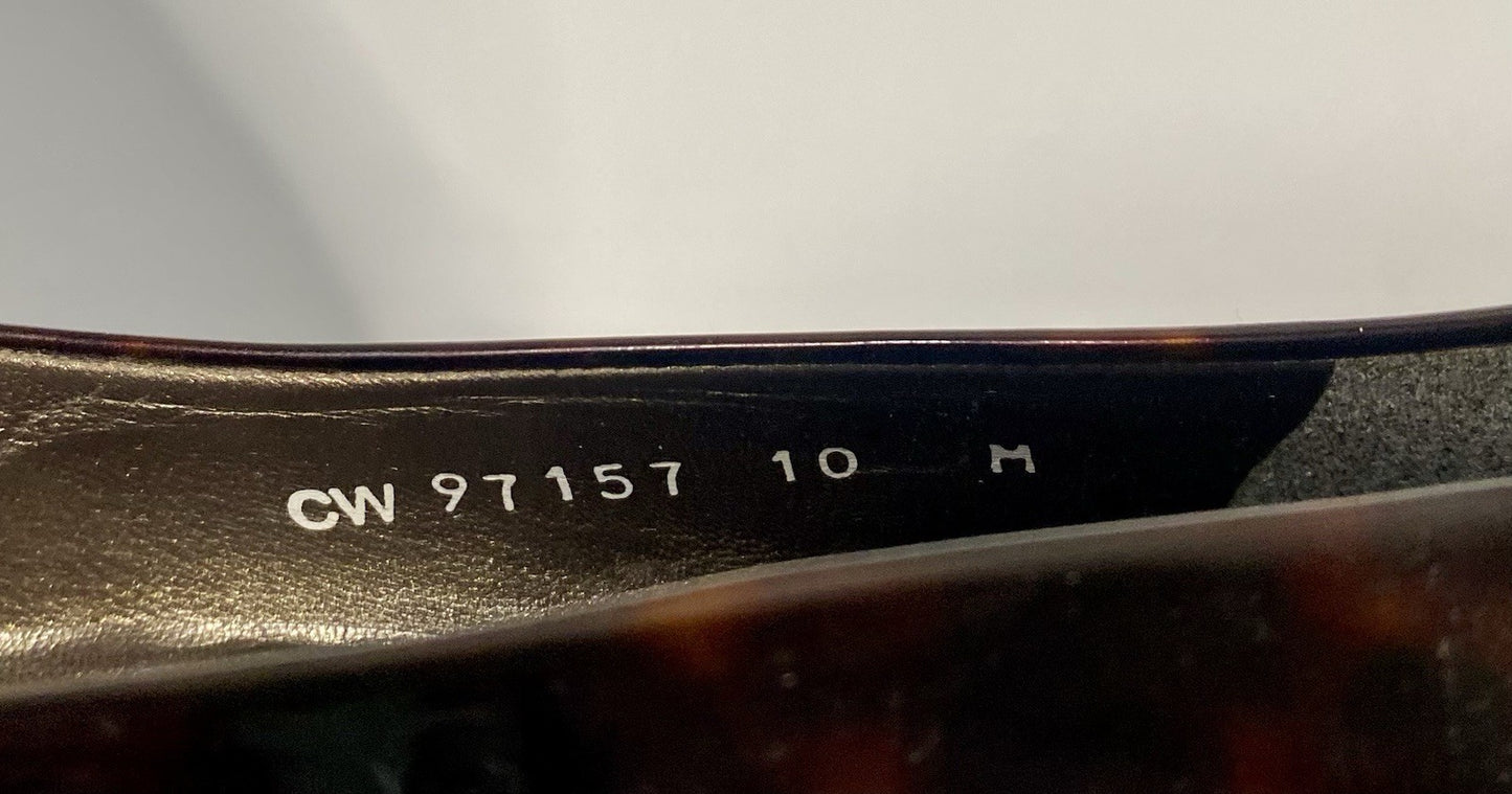 STUART WEITZMAN Women Size 10 M Shoes Brown Almond Toe Leather Sole