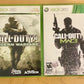 Call of Duty: Modern Warfare 1 & 3 (Microsoft Xbox 360) Bundle, Both CIB, Tested