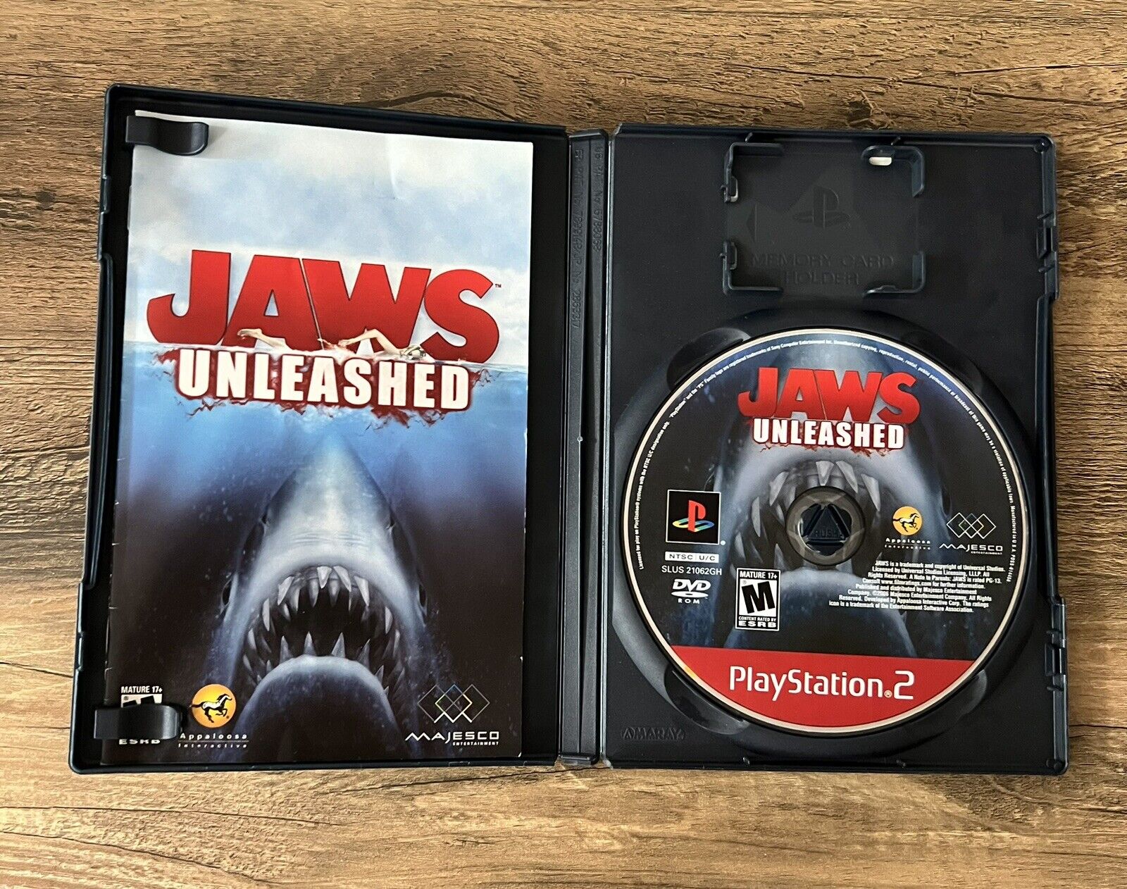 PlayStation 2 PS2 Game Jaws Unleashed CIB Complete In Box 