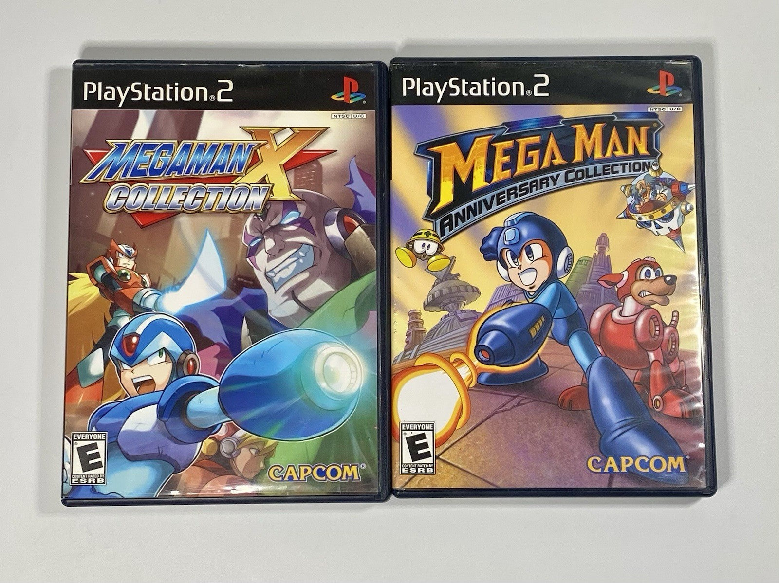Mega Man X & Anniversary Collections Bundle (PlayStation 2 PS2) Both Tested