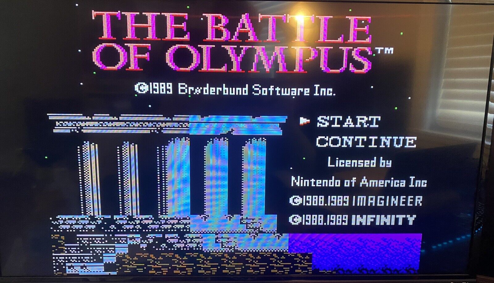 Battle of Olympus (Nintendo Entertainment System NES, 1989) Cart Only, Tested