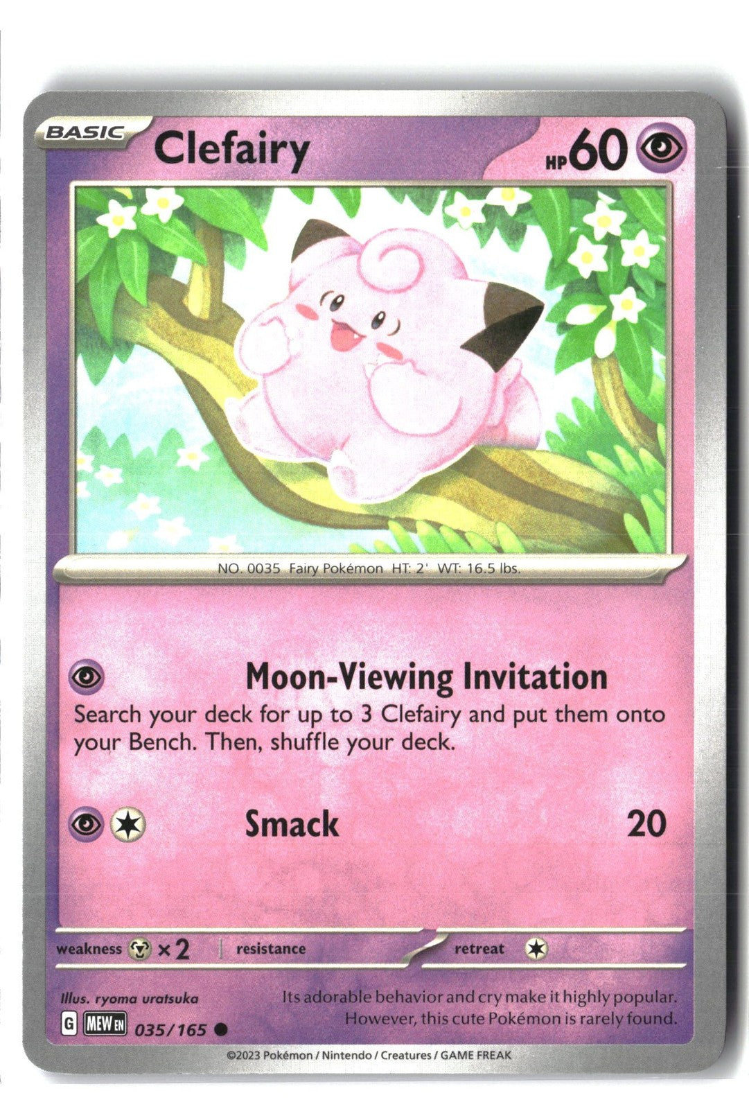 Clefairy (SV: Scarlet & Violet 151 035/165) NM