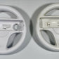 2X Official Nintendo Wii Steering Wheel Mario Kart OEM White RVL-024 Lot of 2