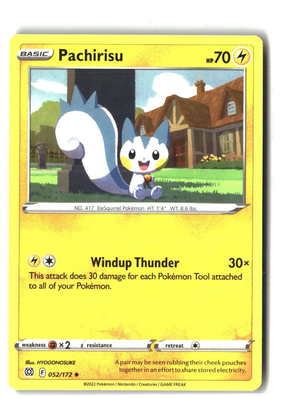 Pachirisu (SWSH09: Brilliant Stars 052/172) NM