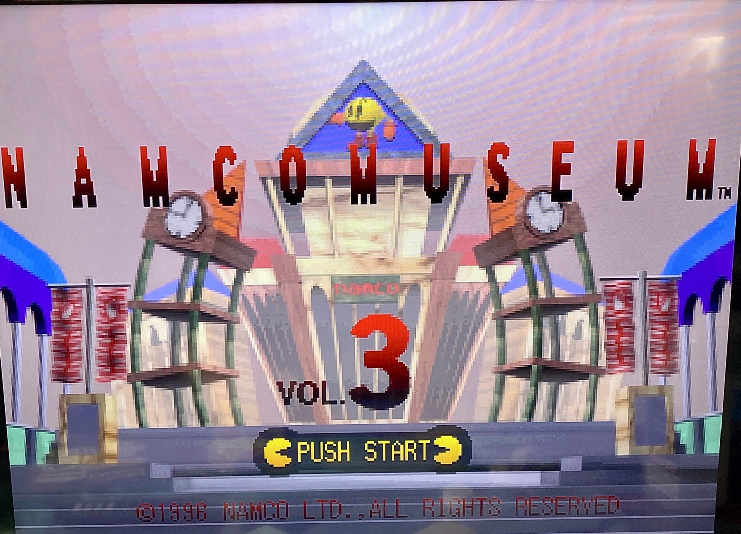 Namco Museum Vol. 3 (Sony PlayStation 1, 1996) CIB Big M Variant Rare, Tested