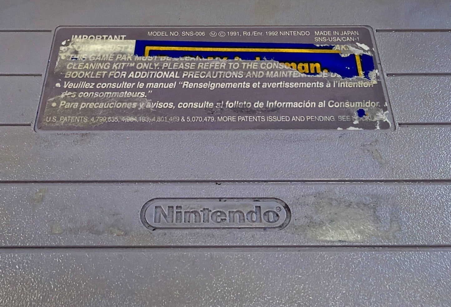 Super James Pond (Nintendo SNES) Authentic,  Tested & Working!