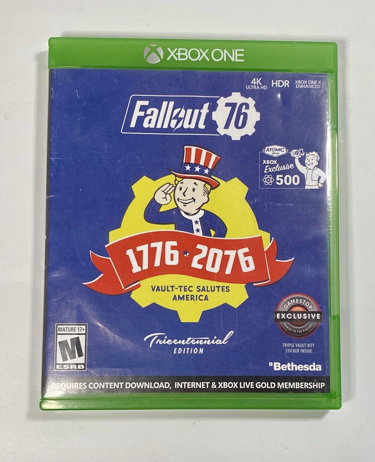 Fallout 76 Tricentennial Edition (Xbox One, 2018) CIB W/ Manual & Inserts