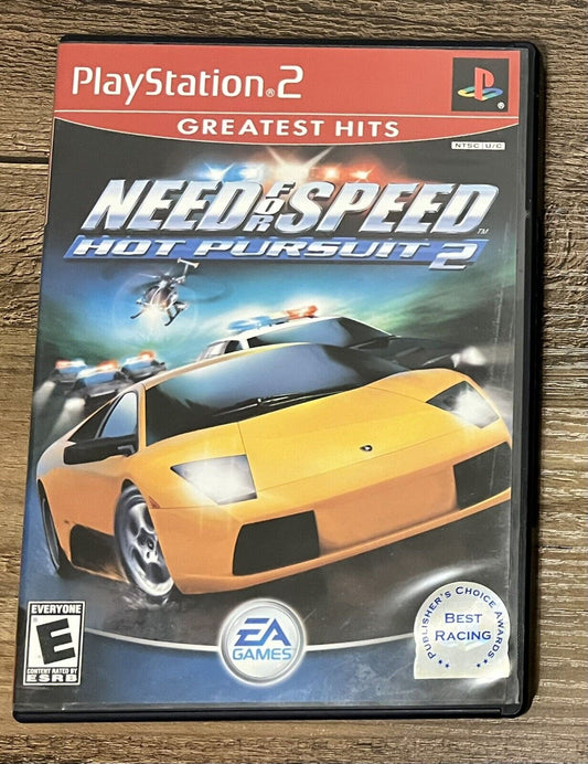 Need for Speed Hot Pursuit 2 PlayStation 2 Greatest Hits Complete CIB Manual #2