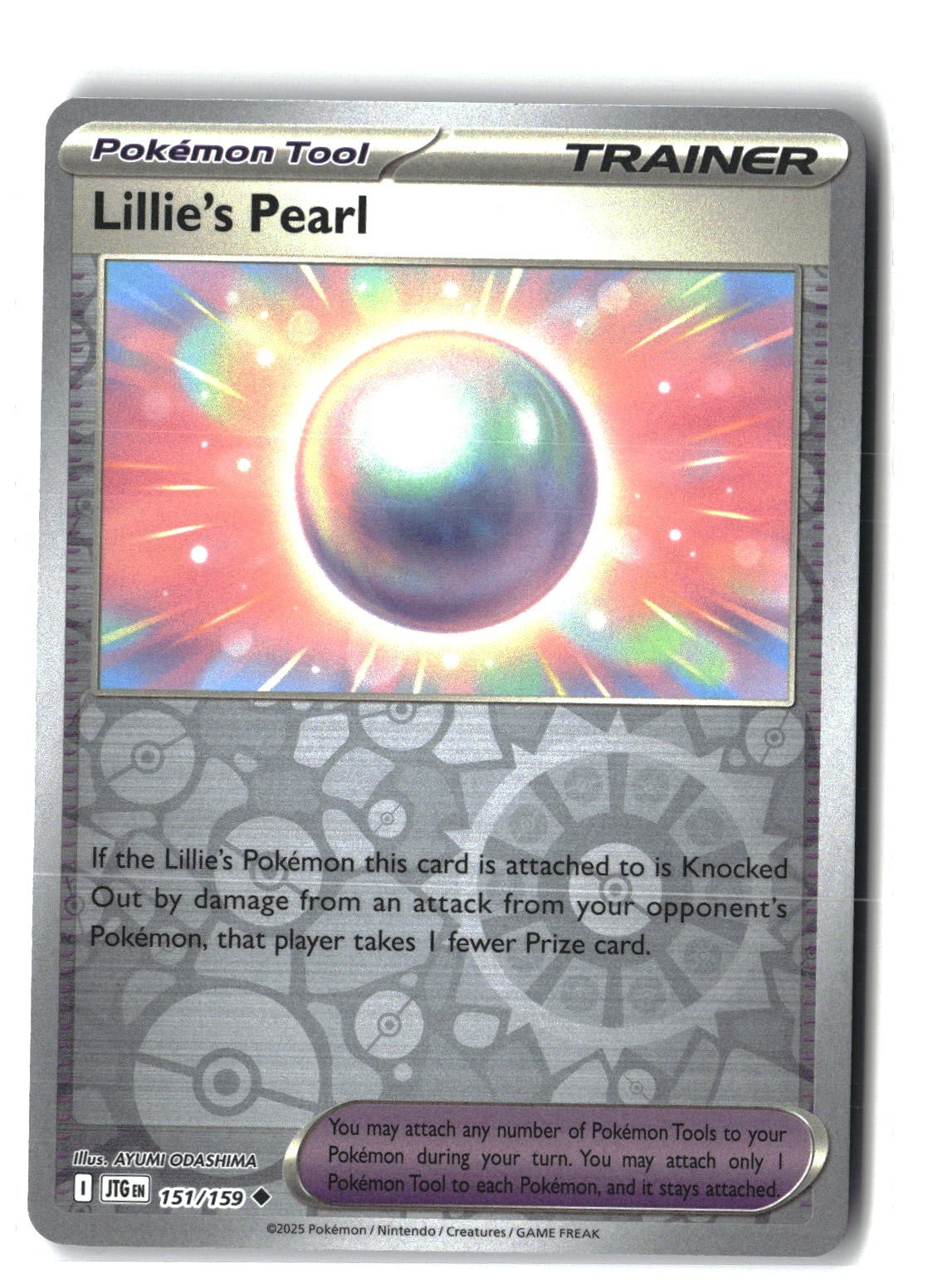 Lillie's Pearl Reverse Holofoil NM (Journey Together 151/159)