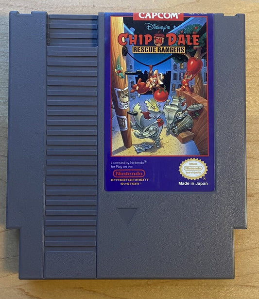 Chip ‘N Dale Rescue Rangers (Nintendo Entertainment System NES, 1990) Tested