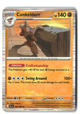 Conkeldurr Holofoil NM (SV: Black Bolt 049/086)