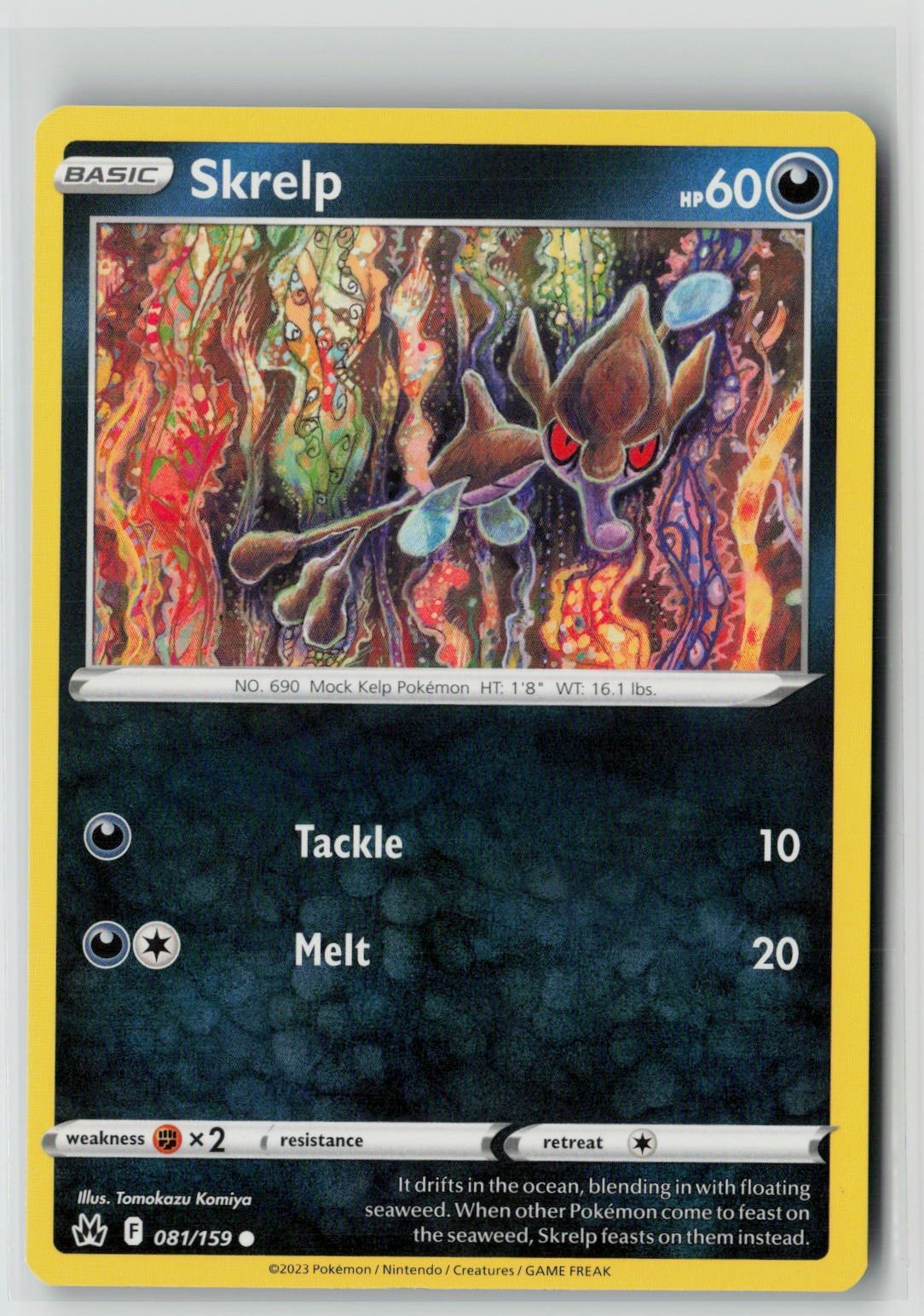 Skrelp (SWSH: Crown Zenith 081/159) NM