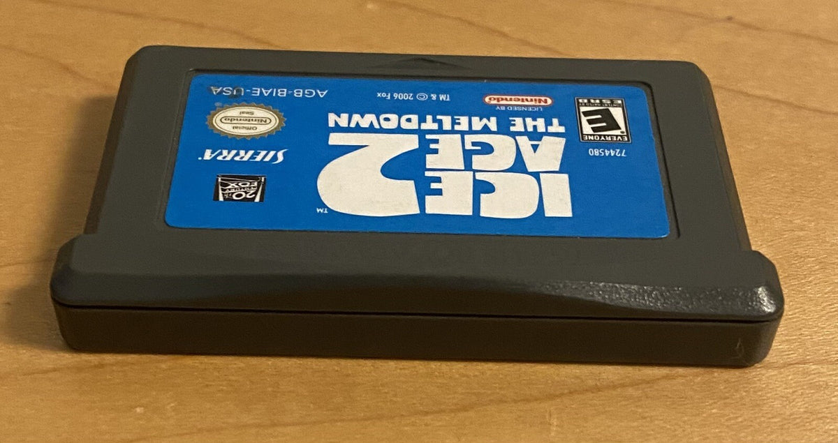 Ice Age 2: The Meltdown (Nintendo Game Boy Advance GBA, 2006) CIB W/ Manual