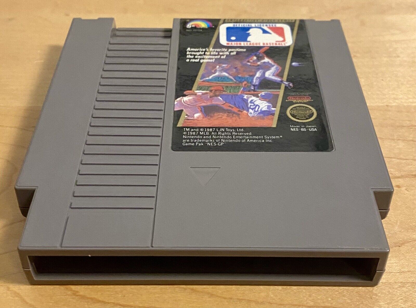 Major League Baseball (Nintendo Entertainment System NES, 1988) Cleaned & Tested