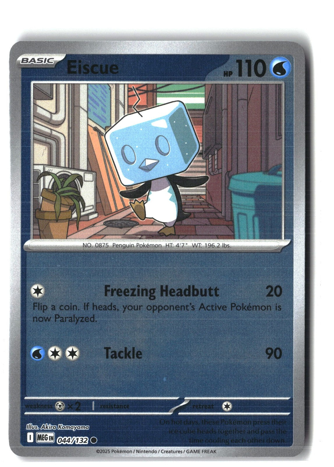 Eiscue Reverse Holofoil NM (Mega Evolution 044/132)