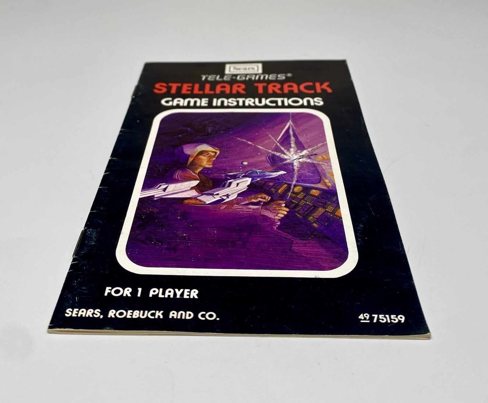 Stellar Track Atari 2600 Sears Tele-Games Manual Only
