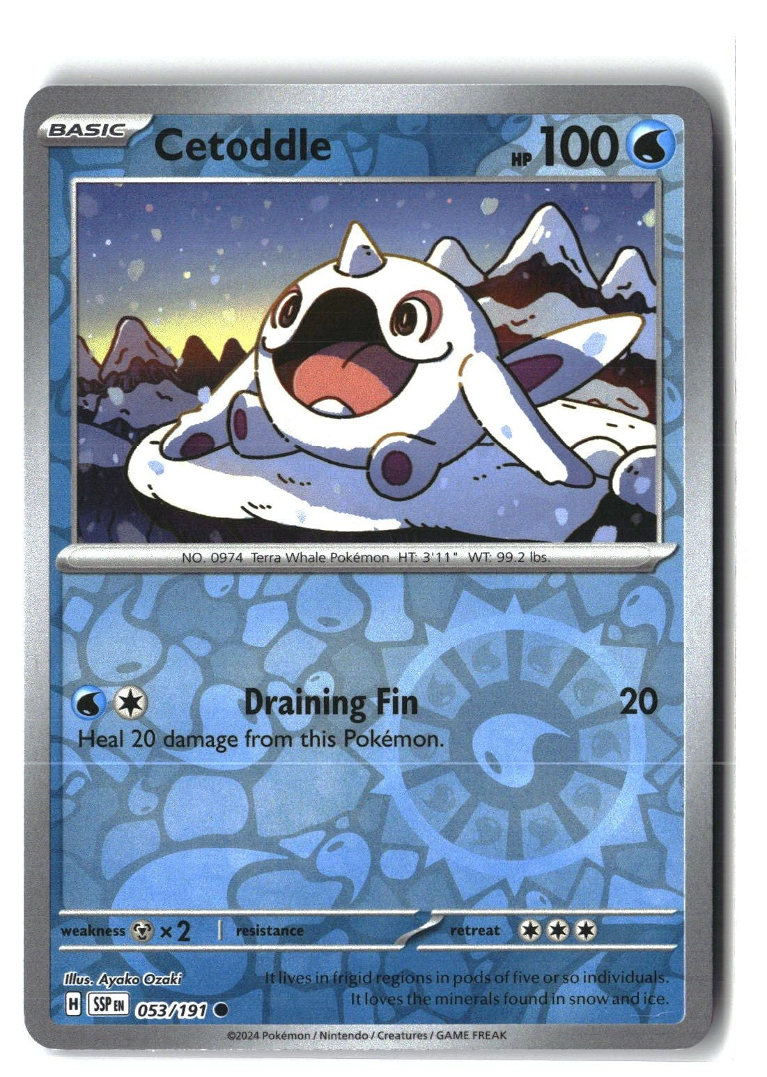 Cetoddle Reverse Holofoil NM (Surging Sparks 053/191)