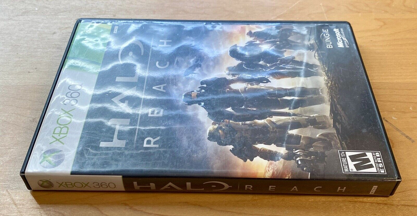 Halo Reach (Microsoft Xbox 360, 2010) CIB W/Manual Tested & Working!