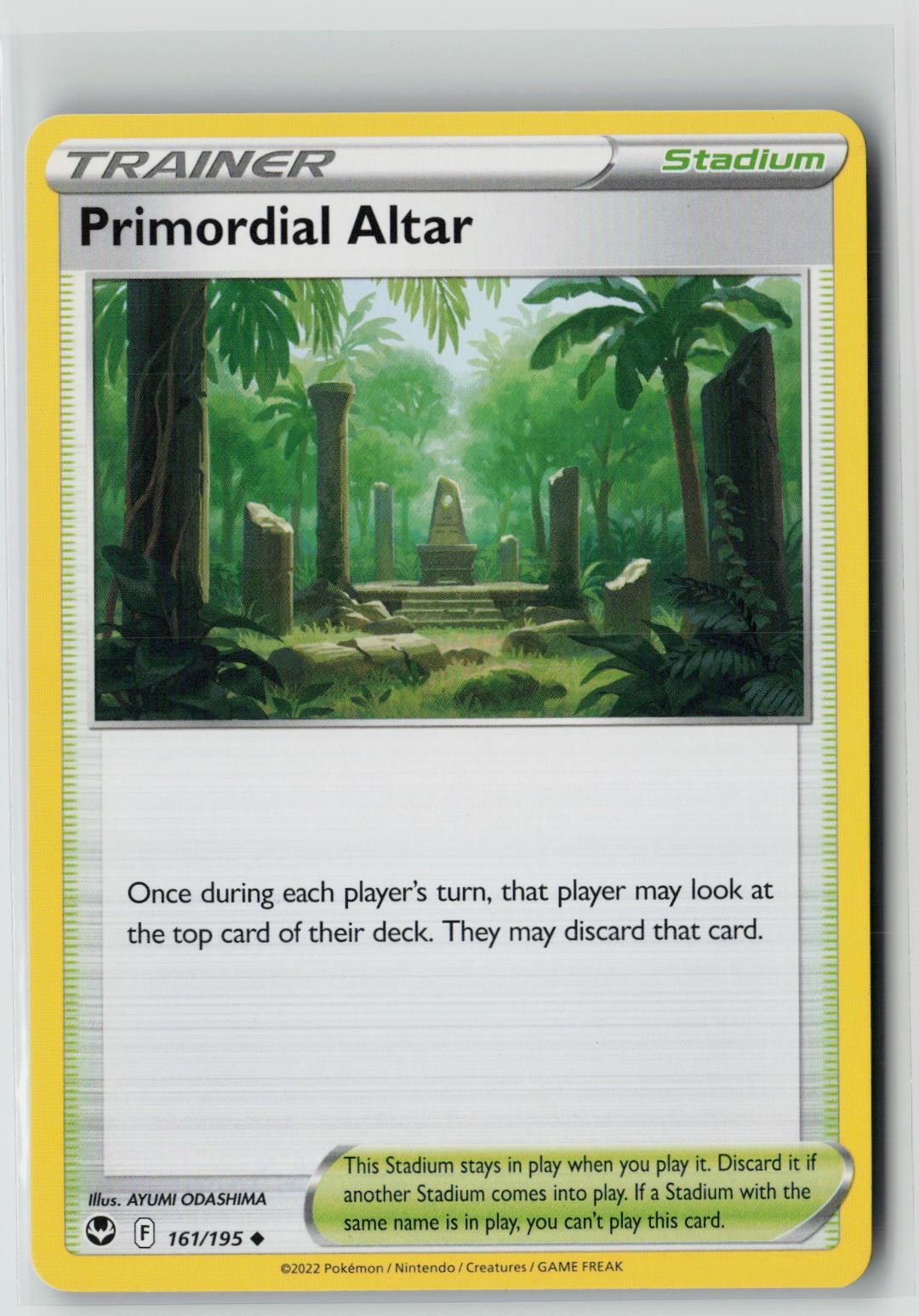 Primordial Altar (SWSH12: Silver Tempest 161/195) NM