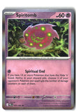 Spiritomb Holofoil NM (Pitch Black 035/084)