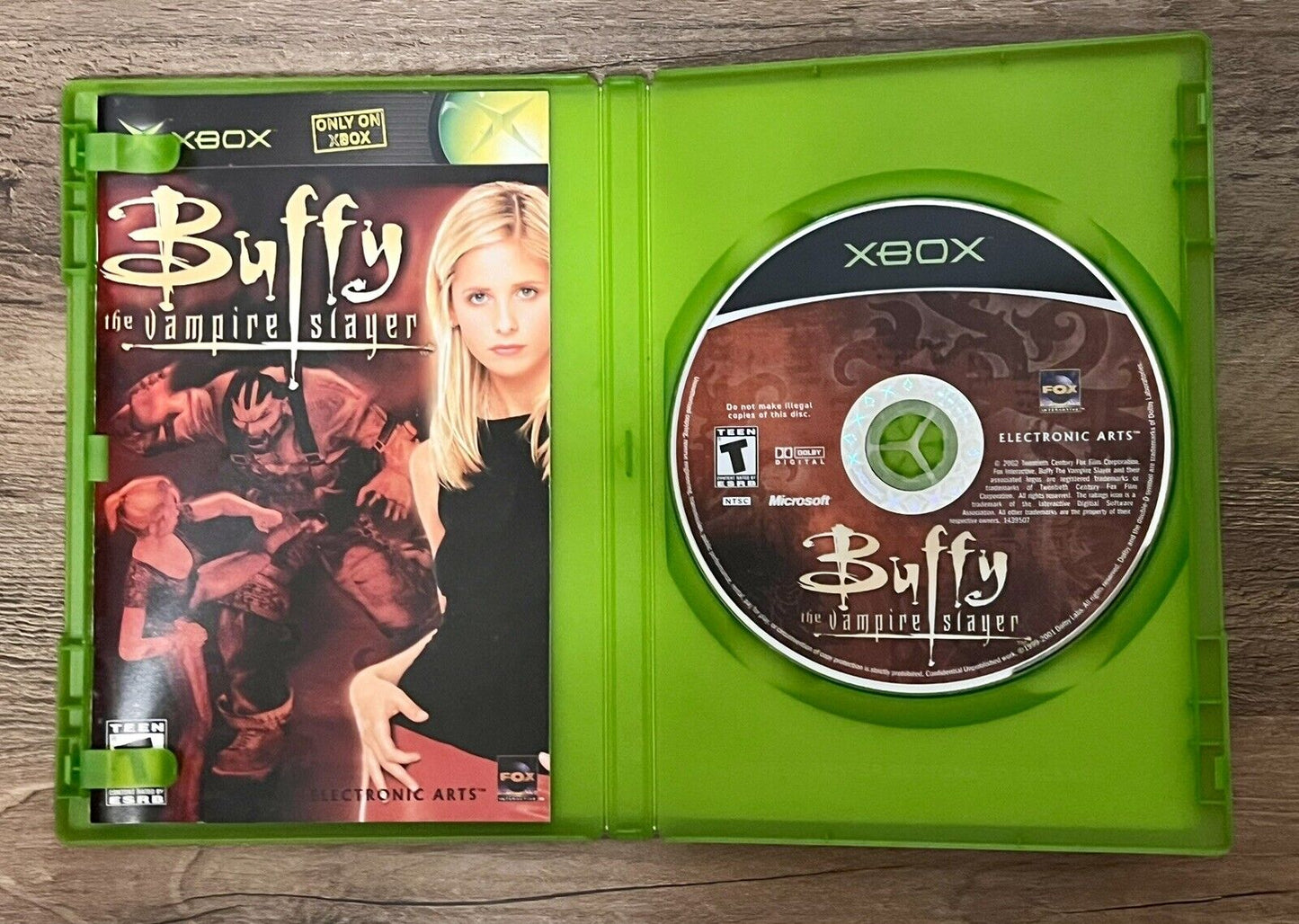 Buffy the Vampire Slayer (Microsoft Xbox, 2002) Clean Disc!