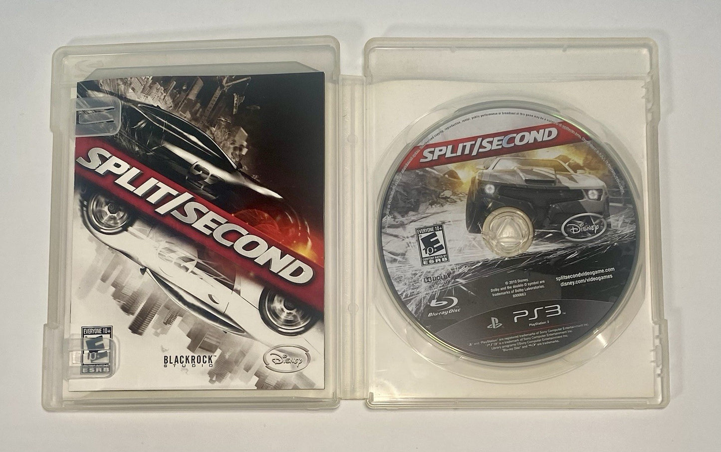 Split Second (Sony Playstation 3 PS3) CIB Complete With Manual, Tested & Works!