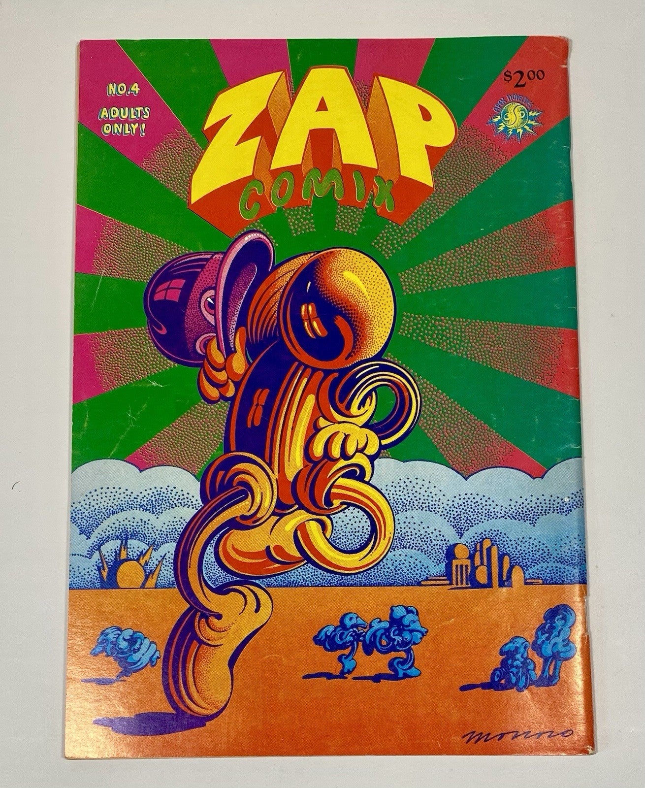 ZAP COMIX #4 (Apex 1969) 6th Print Crumb, Williams, Spain! Underground